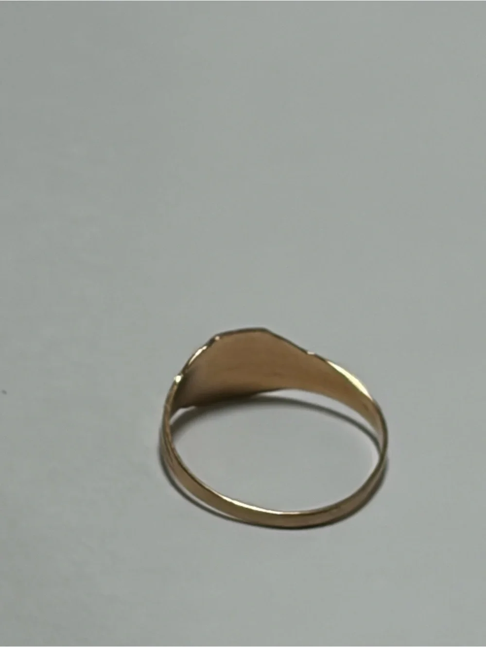 Fine 10K Yellow Gold Small Childrens Ring size 2